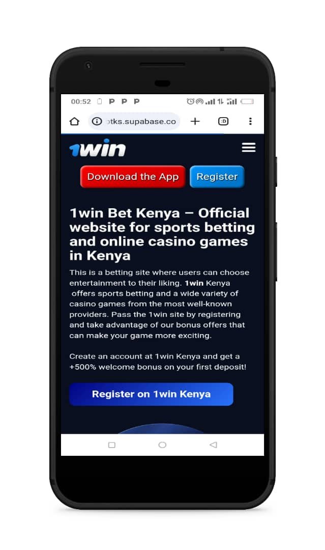 Download 1win kenya APK file