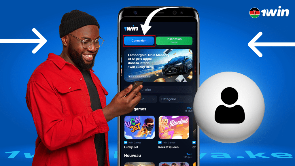 How to connect with 1win kenya Application 