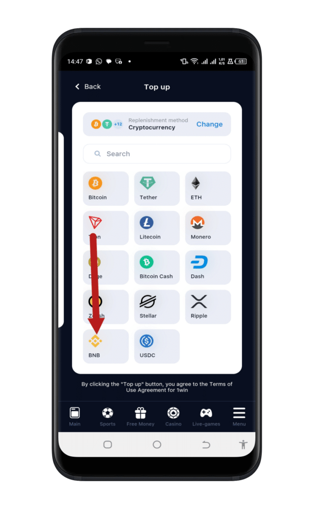 Choose your preferred payment method