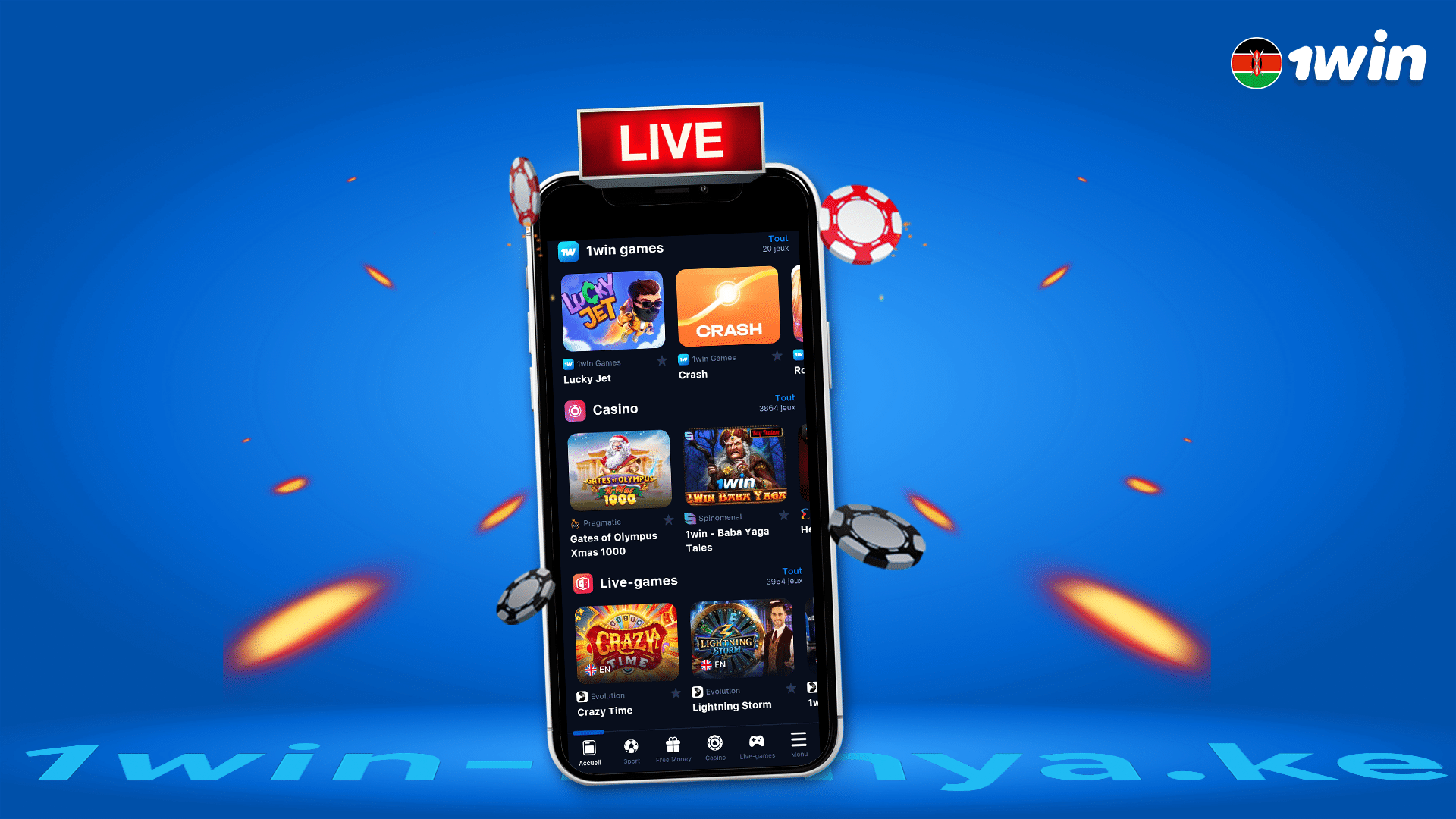 1win Bet App Accessing Live Casino from Your Phone