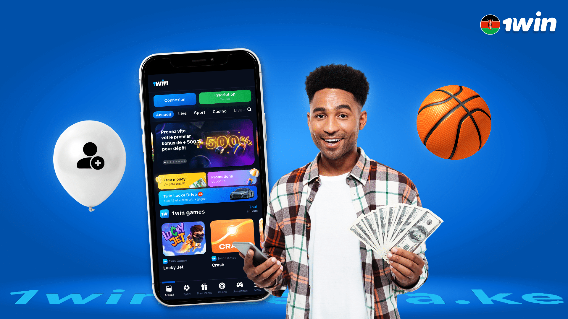 Download 1win Kenya application