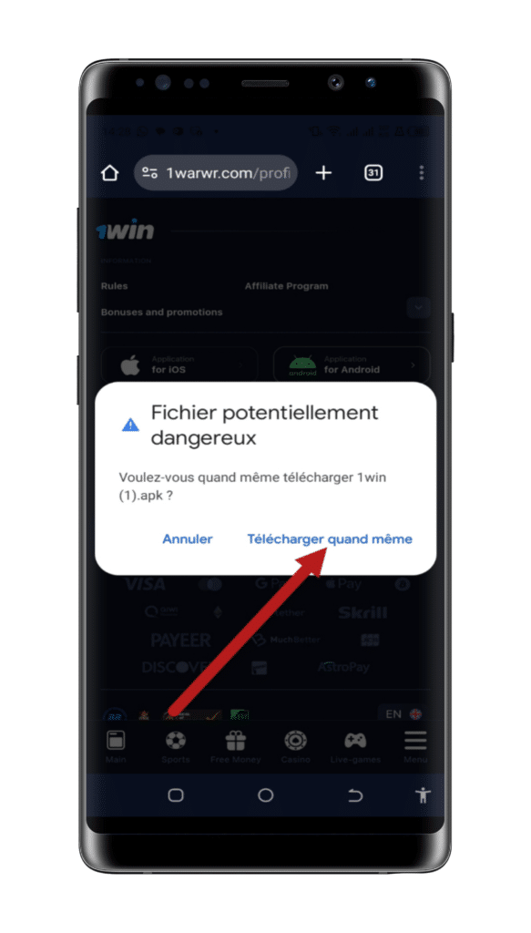 Download the APK from the Official Website