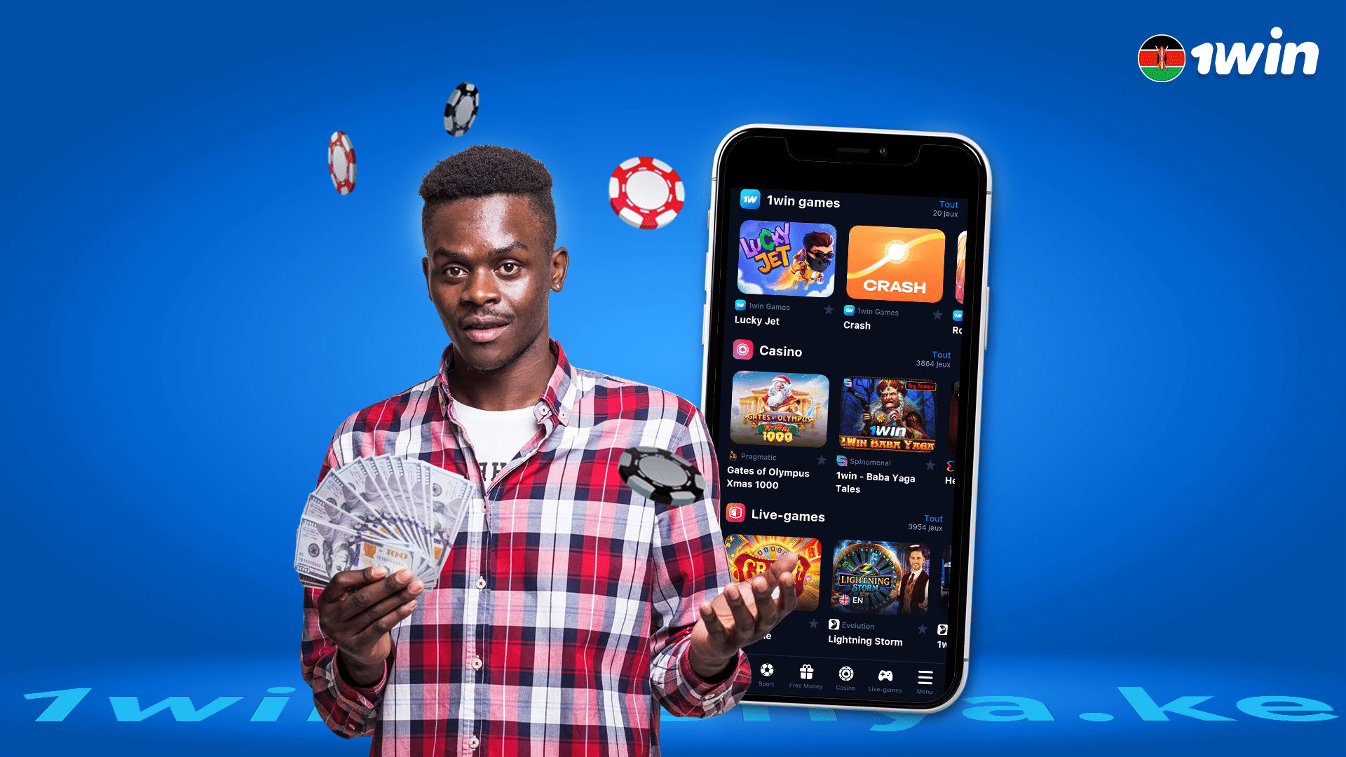 Mobile Experience-Playing 1win Live Casino on Android & iPhone