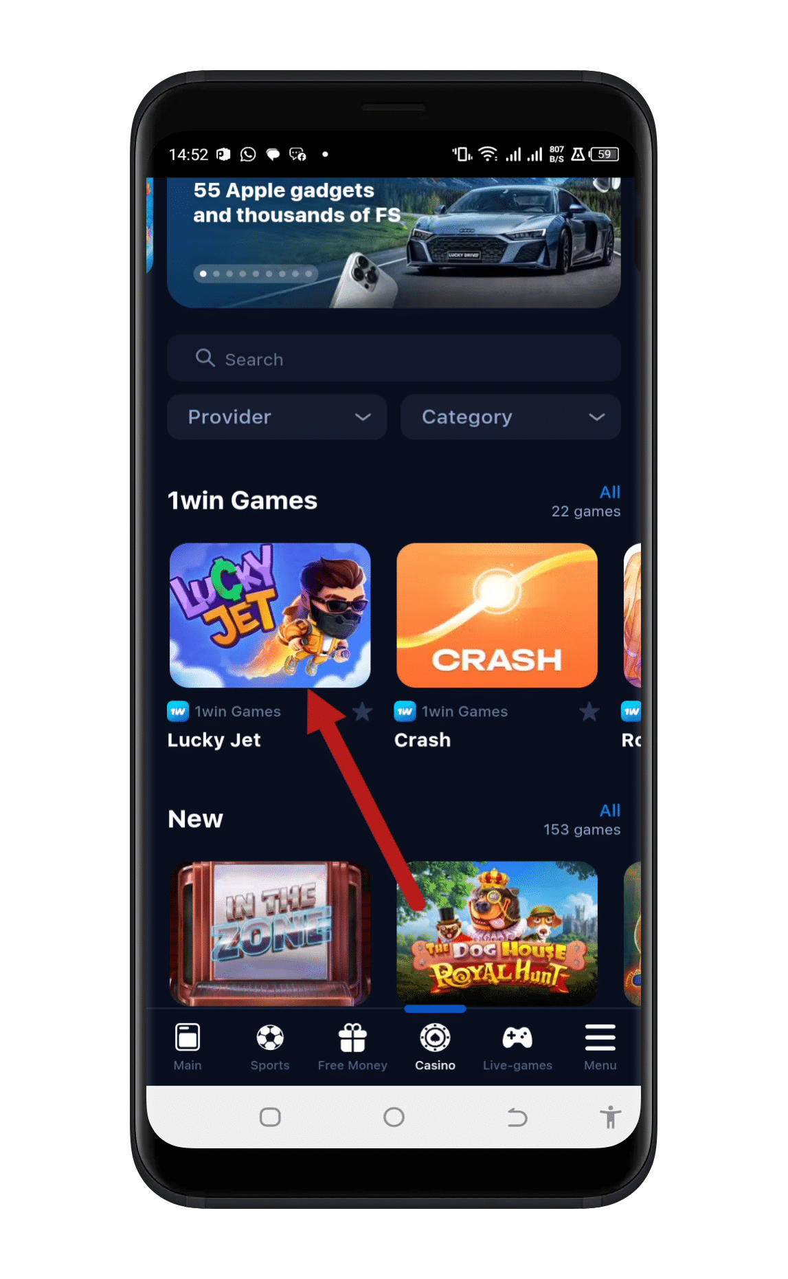 Select a Game