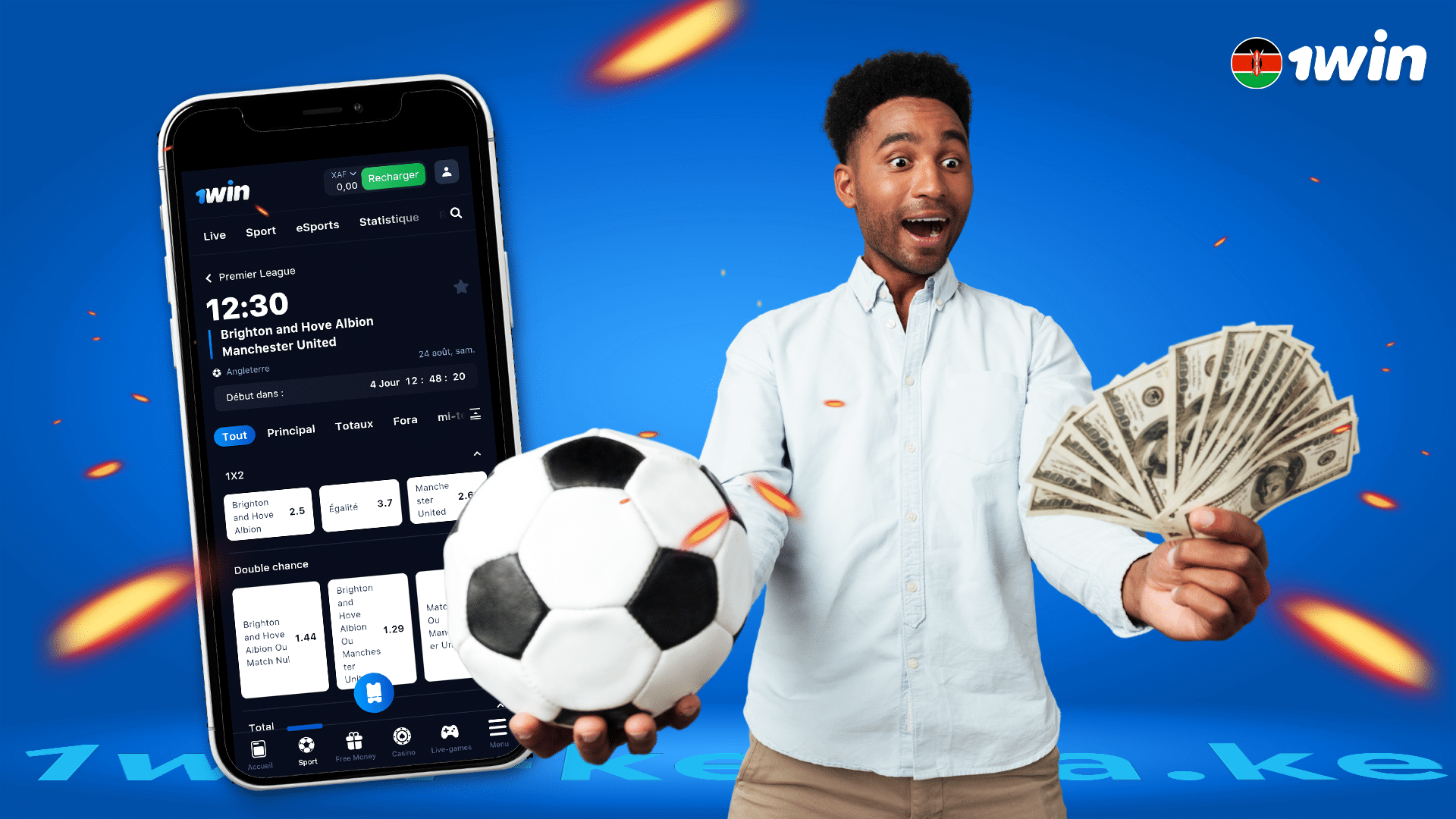 1win Kenya App How to Bet on Football Matches