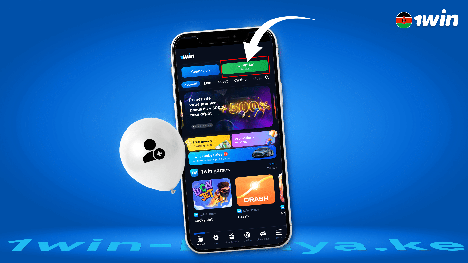 How to Register via the 1win Mobile Application in Kenya