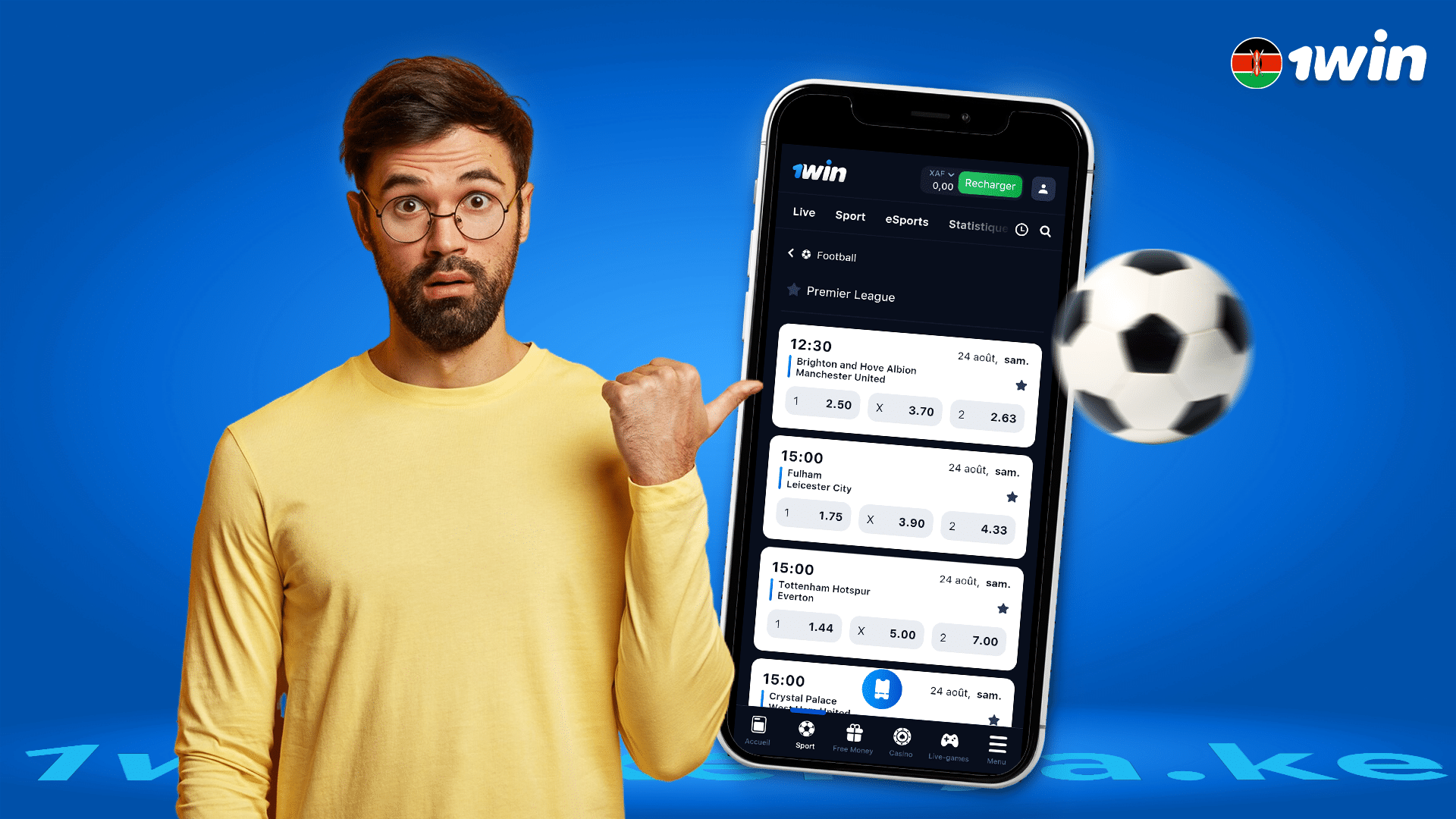 1win Kenya odds explained - Higher or lower than others
