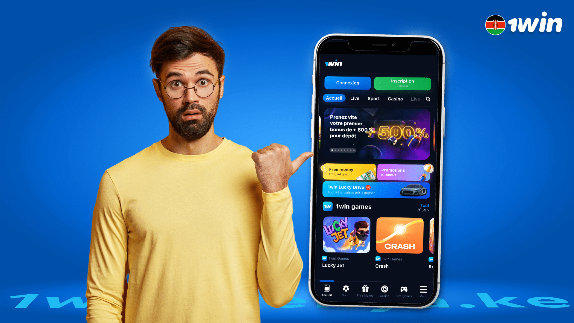 Main features of the 1win app for Kenyans