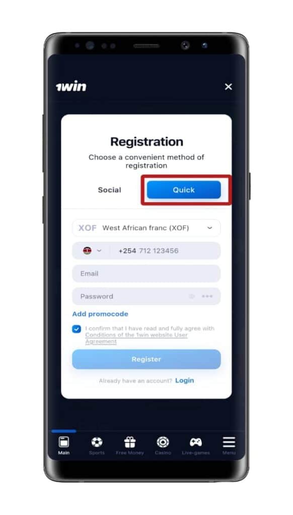 Choose quick save;