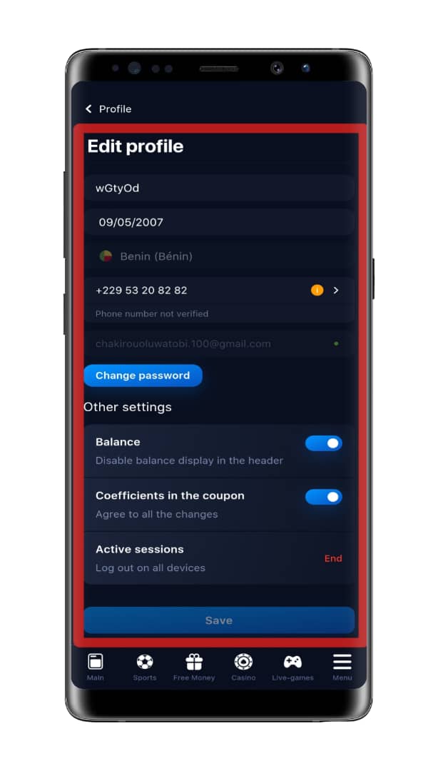 Confirm your registered name, email, and phone number are correct